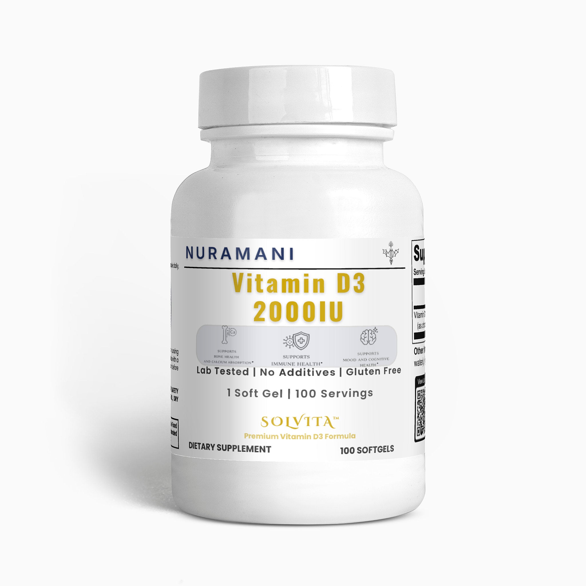 SOLVITA™ Vitamin D3 2,000 IU
