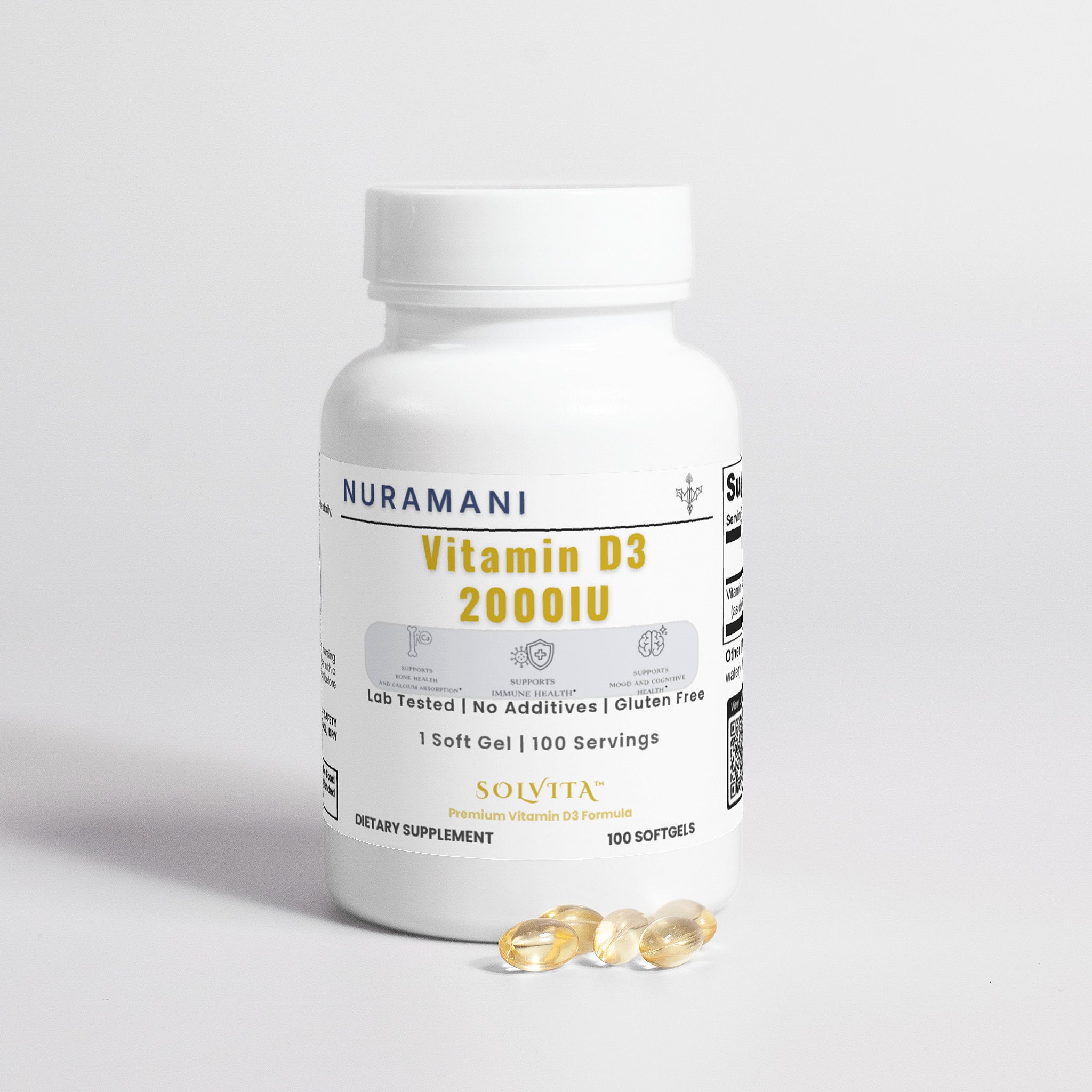 SOLVITA™ Vitamin D3 2,000 IU