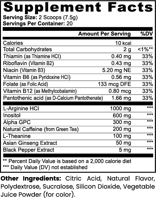 OCULON™ Focus Powder (Sour Grape)