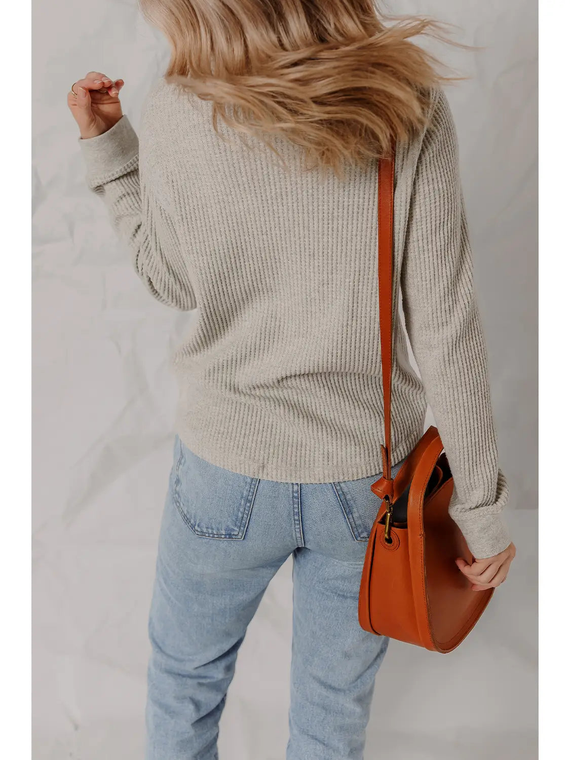 Waffle Textured Chest Pocket Chic Shacket