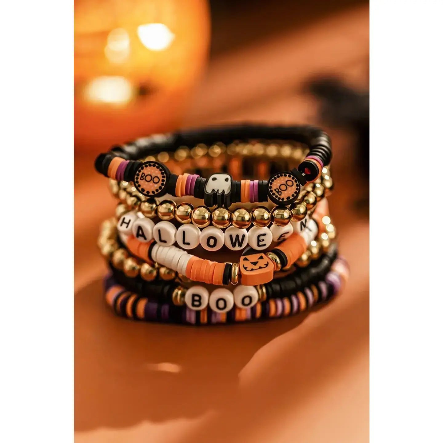 Playful 7pcs Halloween Bracelet Set