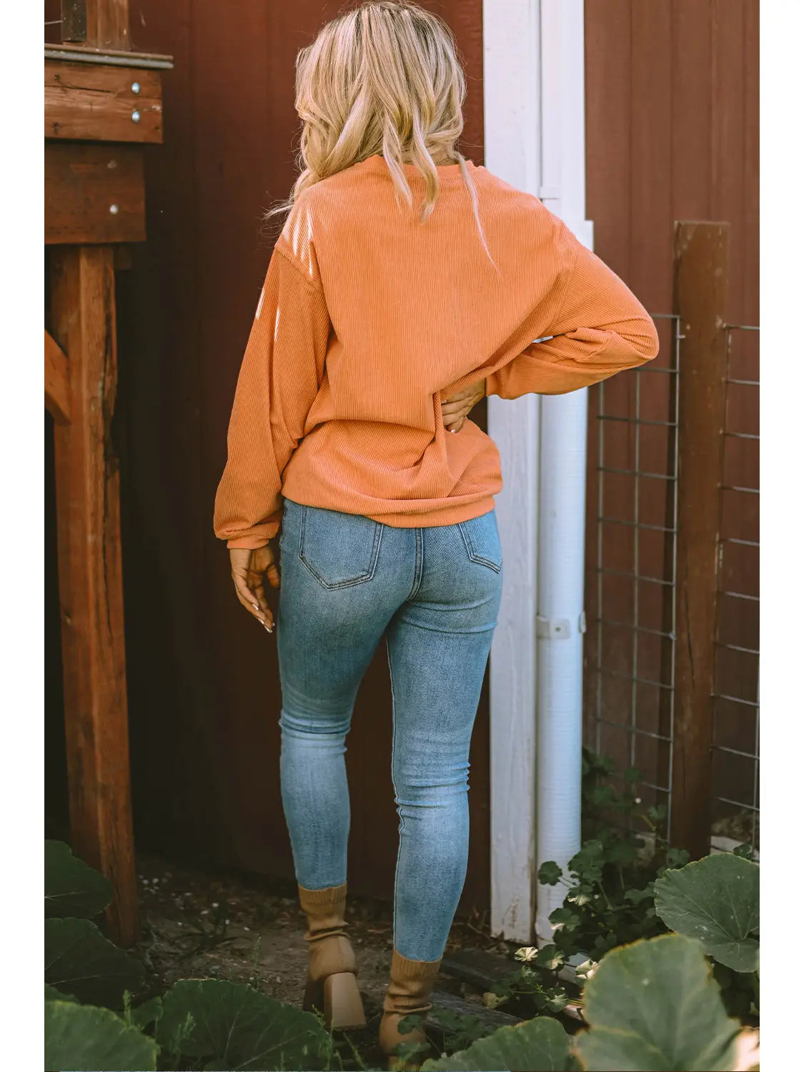 Pumpkin Smile Face Graphic Sweatshirt