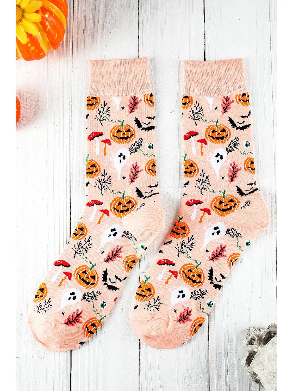 Spooky Season Halloween Element Print Socks